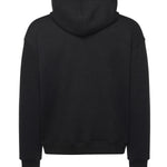 Felpa Hugel con zip HUGEL NERO GIULIANO GALIANO 