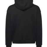 Felpa Hugel con zip HUGEL NERO GIULIANO GALIANO 