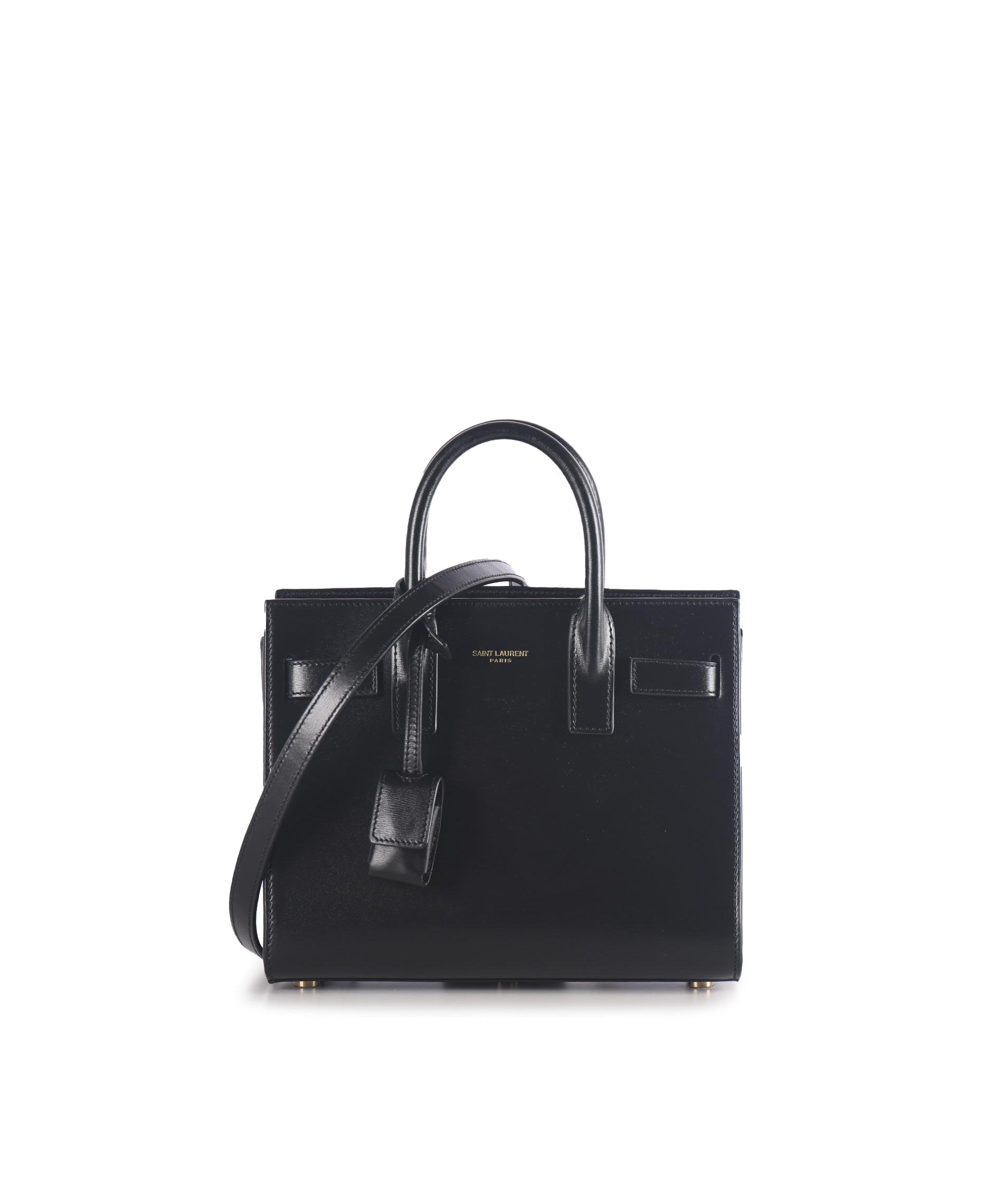 Borsa Sac de Jour Nano in pelle liscia 392035 02G9W1000 SAINT LAURENT 