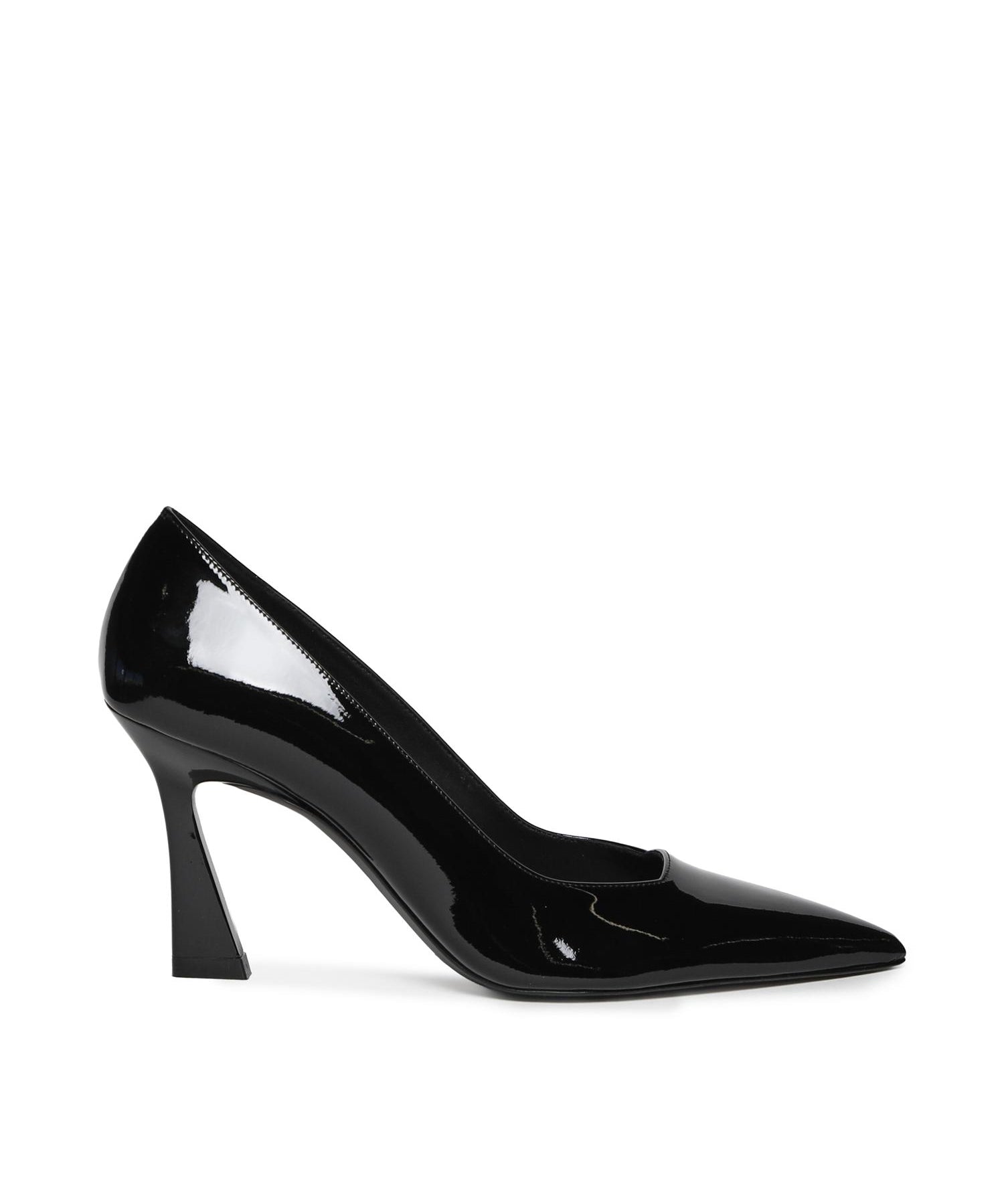 Pumps Vinnie 85 in pelle verniciata SJ440 BLK STUART WEITZMAN 