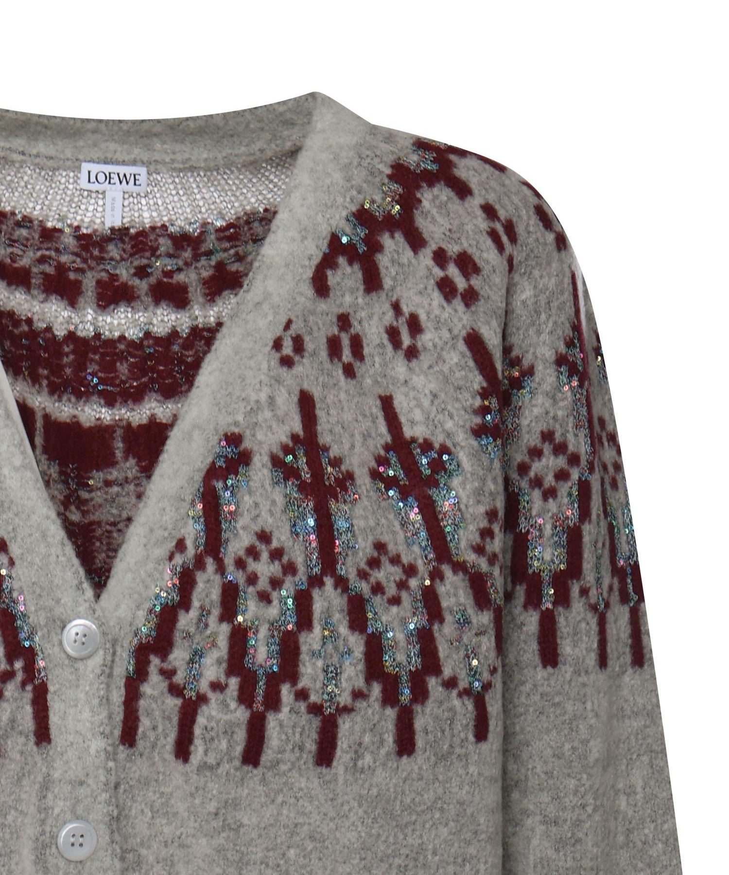 Cardigan in misto lana S359Y16KAN 1357 LOEWE 