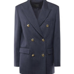 Blazer doppiopetto in lana 105617 A2SNG07 PINKO 