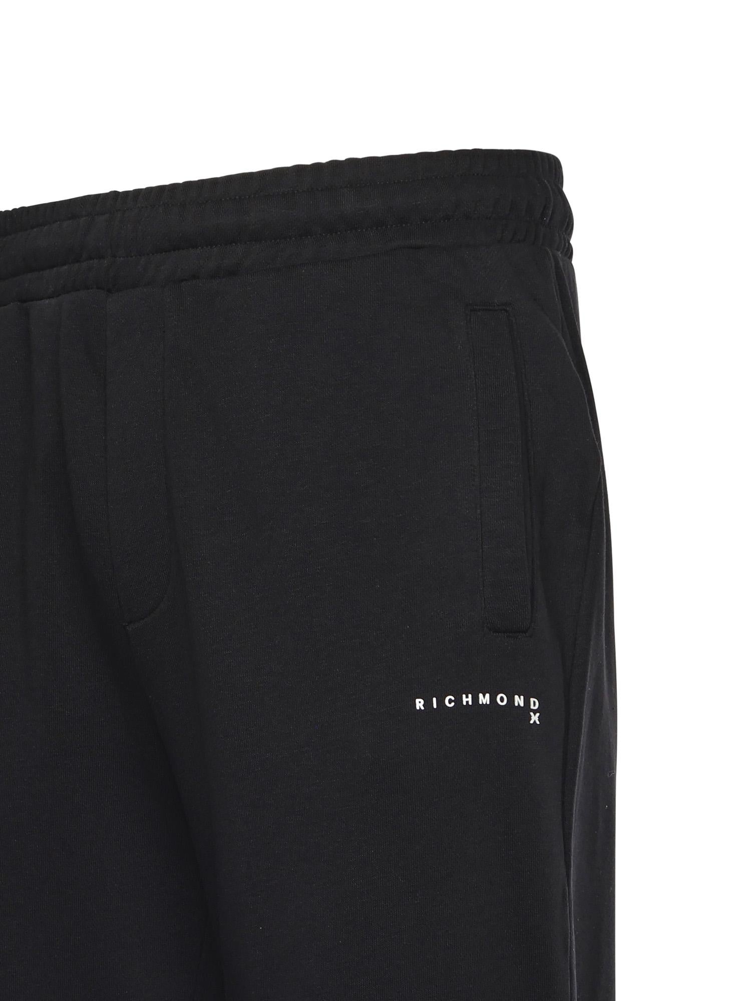 Joggers in misto cotone con logo UMA25032PA BLACK RICHMOND X 