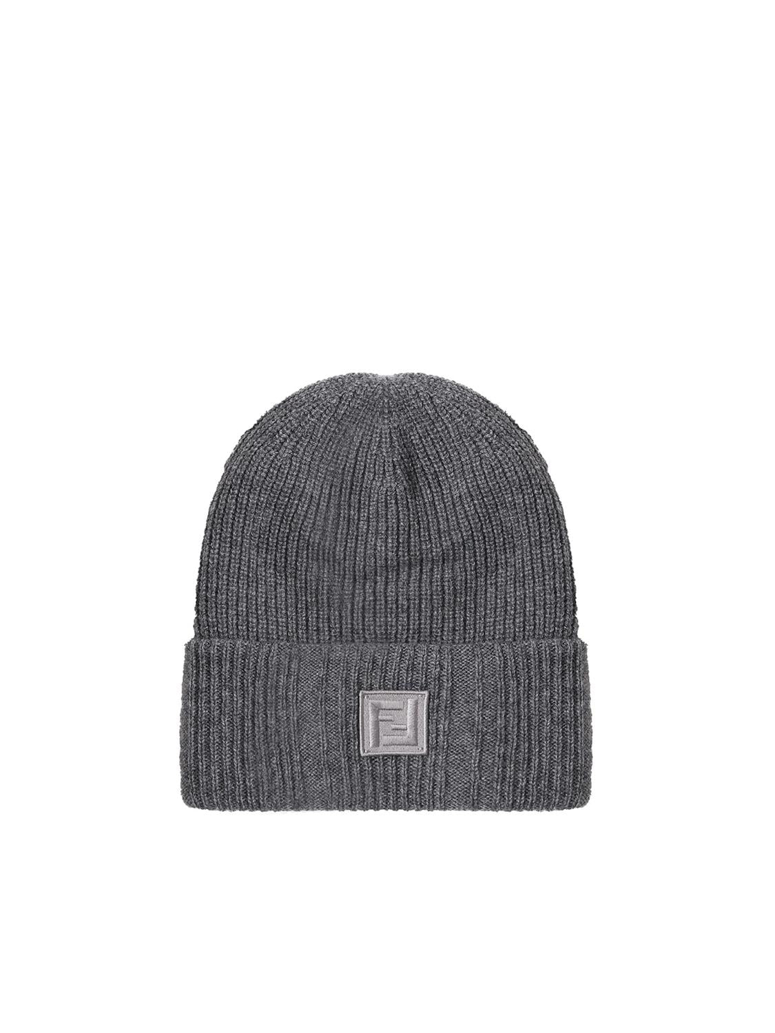 Beanie FF in lana FXQ352 ASMMF0QZ0 FENDI 