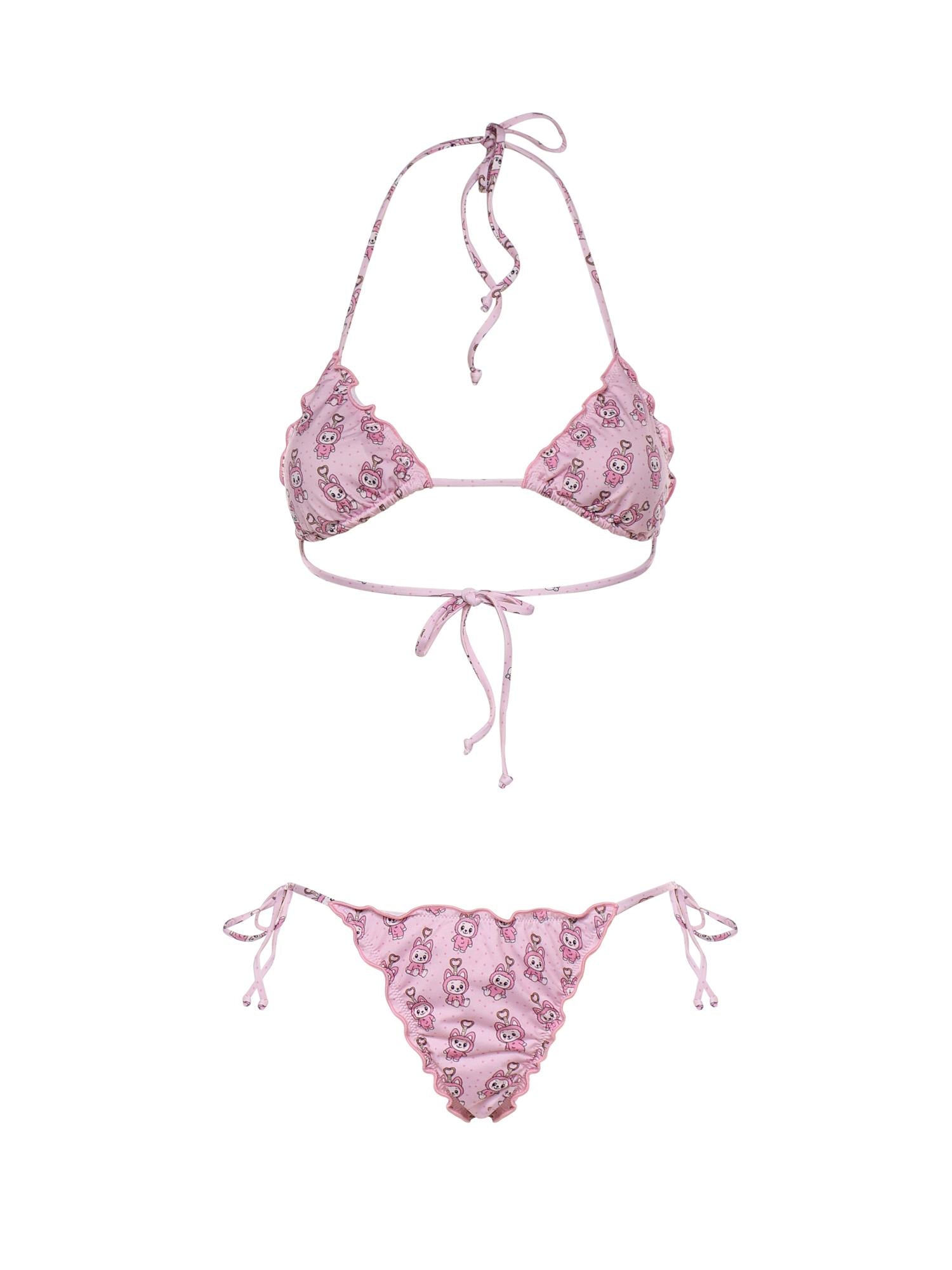 Bikini Sagitami con stampa LaBubu SAGI001 09071L MC2 SAINT BARTH 