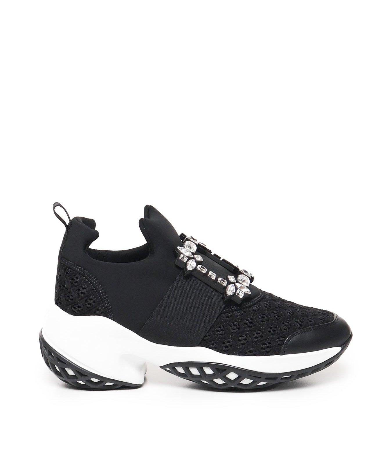 Viv' Run strass buckle sneakers RVW50624180KOT B999 ROGER VIVIER 