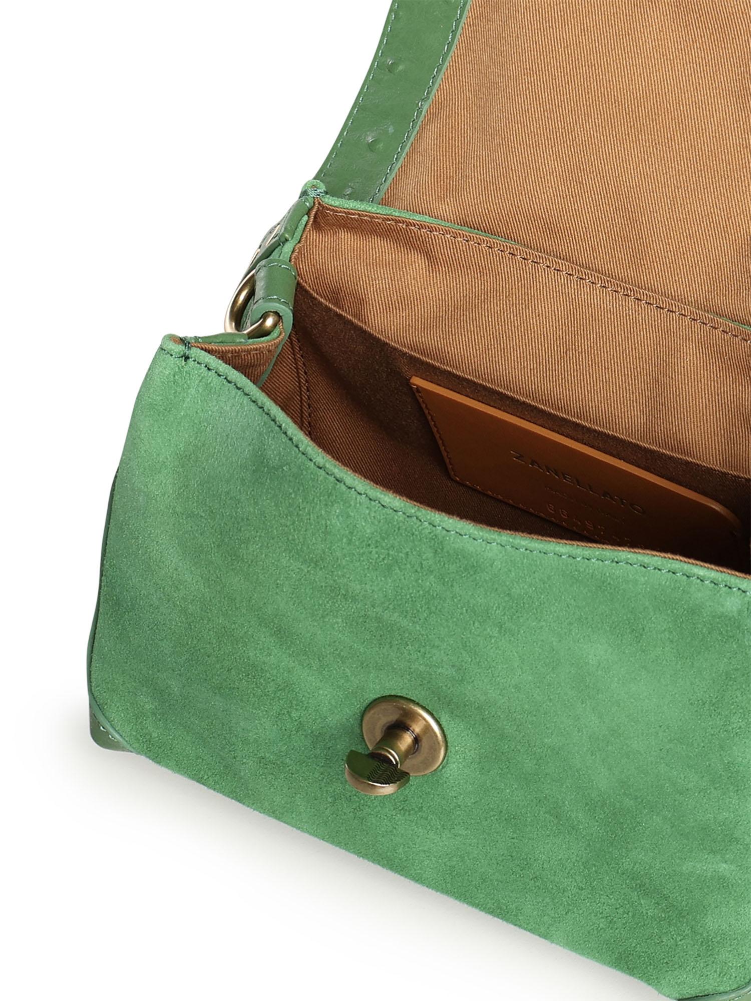 Borsa Postina® Baby in pelle Zashmere® e cactus 070790 2270000Z0404 ZANELLATO 