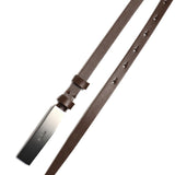 Cintura in pelle con placca logata 2514501013600 004 MAX MARA 