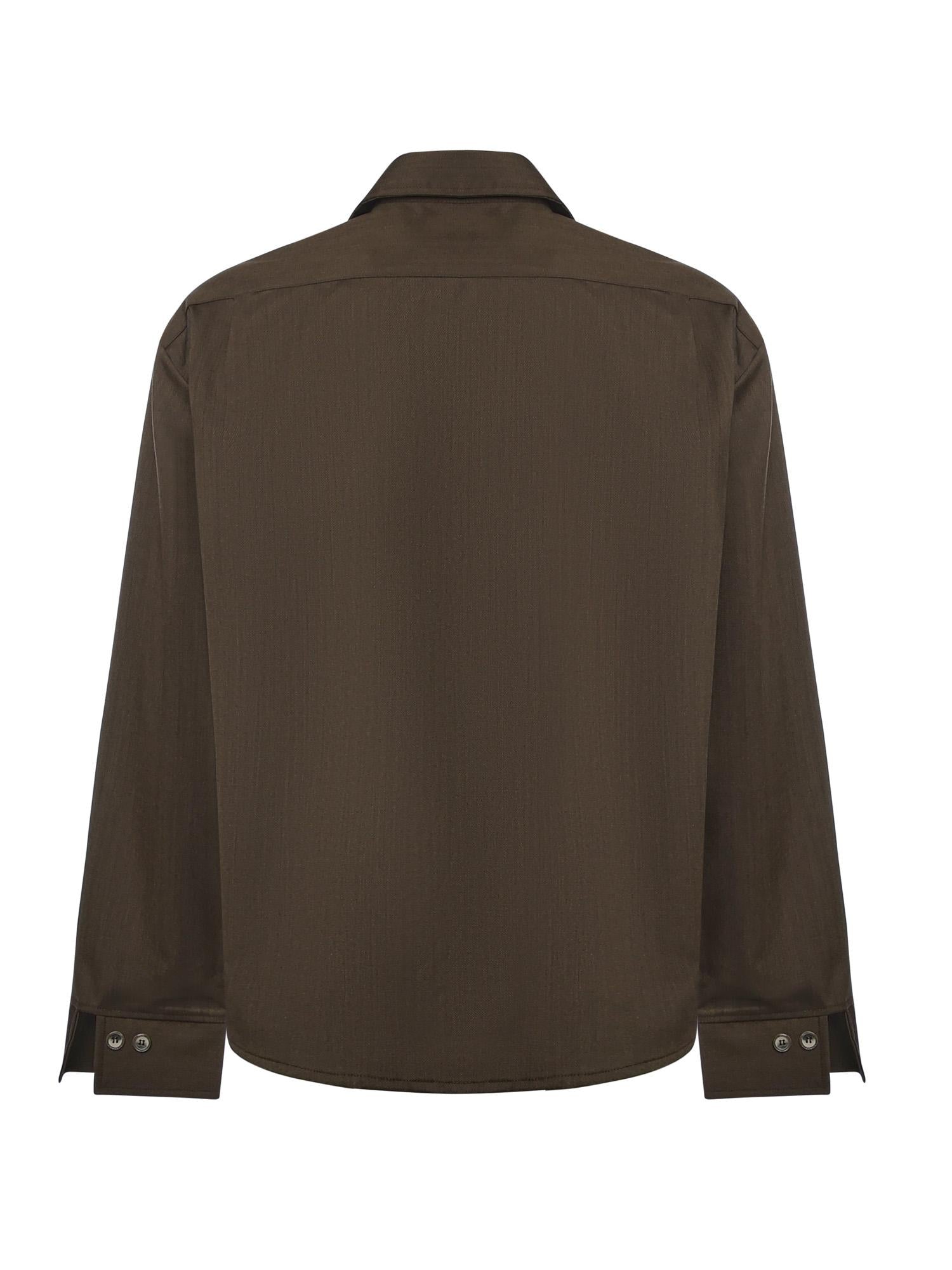 Camicia Tobhias in lana TOBHIAS BRONZO GIULIANO GALIANO 