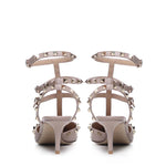 Slingback Rockstud in pelle liscia 6W2S0375 VODP45 VALENTINO GARAVANI 