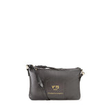 Borsa a tracolla in pelle con logo 73BP9VT03 LOLLI POPPOP BLACK V° 73 