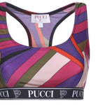 Top in lycra con stampa Iride 5UTP56 5U755011 PUCCI 