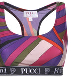 Top in lycra con stampa Iride 5UTP56 5U755011 PUCCI 