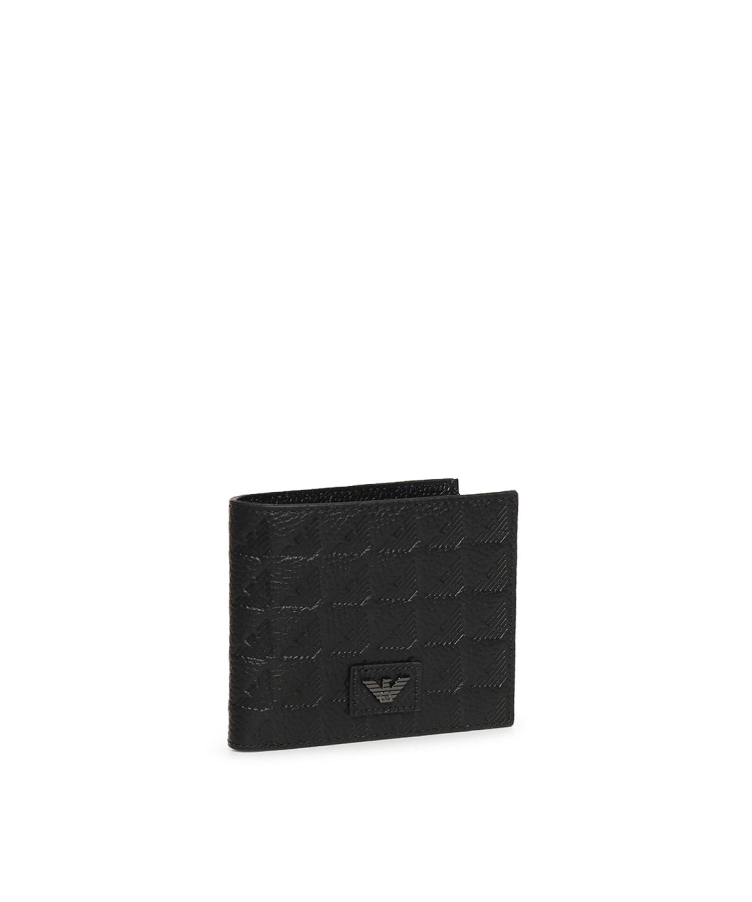 Portafoglio coin pocket in pelle embossed EM001741 AF14774UC001 EMPORIO ARMANI 