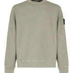 Felpa girocollo con effetto fiammato K1S156100032 S0045V0155 STONE ISLAND 