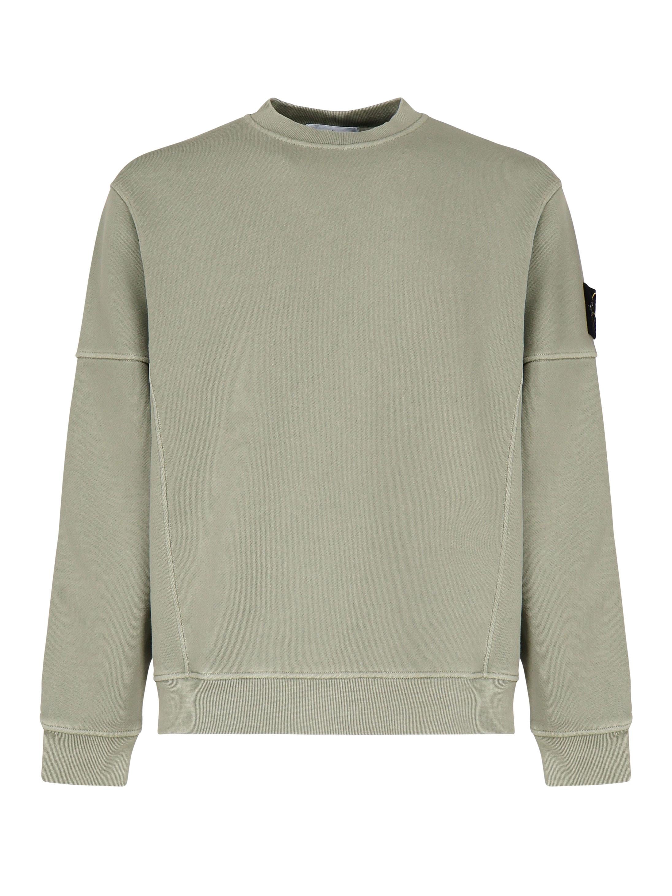 Felpa girocollo con effetto fiammato K1S156100032 S0045V0155 STONE ISLAND 