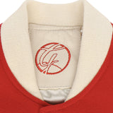 Bomber Varsity in nappa e tessuto VARSITY NAPPAROSSO GIULIANO GALIANO 