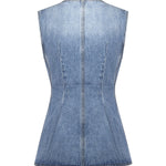 Top in denim 115167 1321 ROTATE 