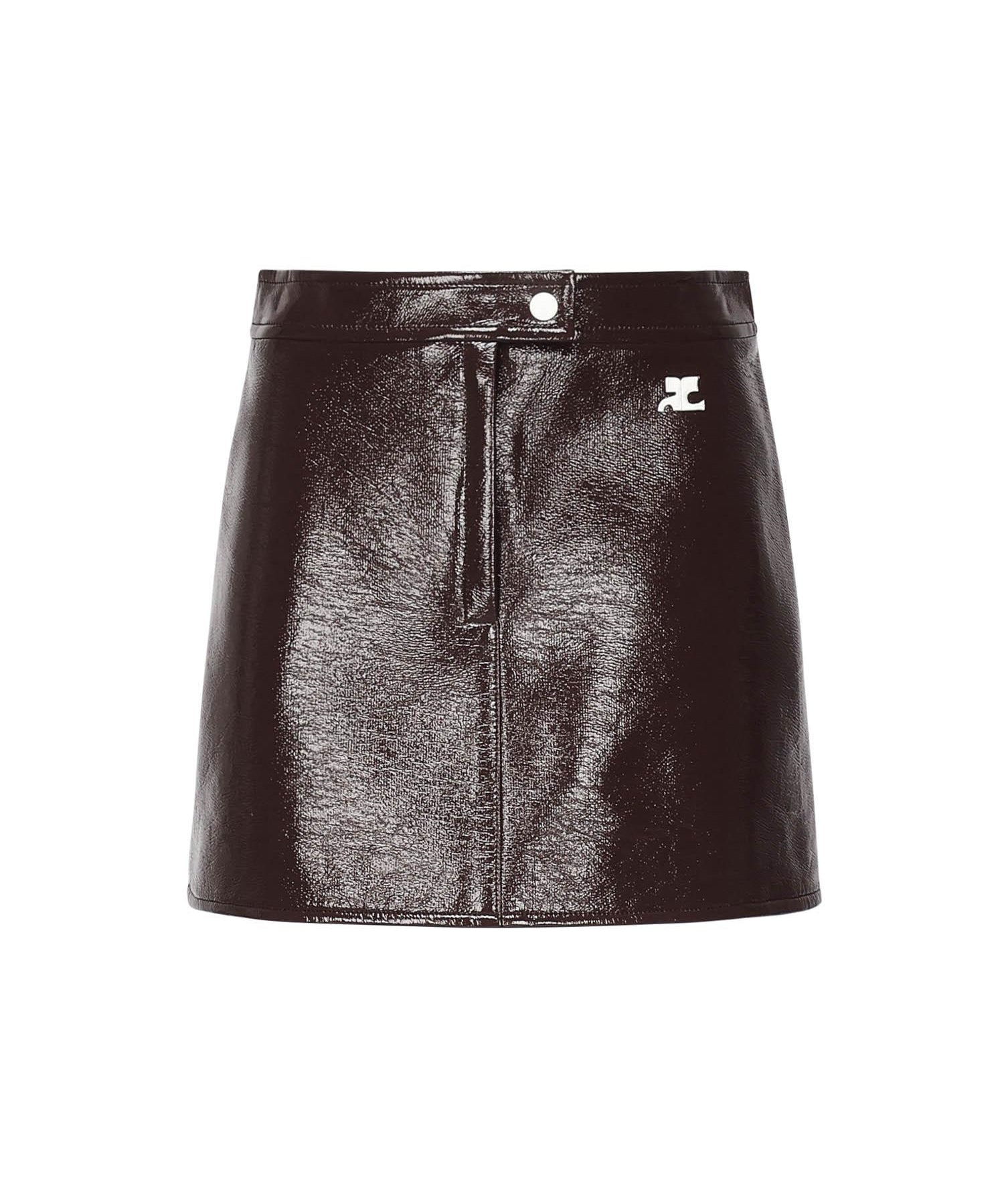 Minigonna in vinile reedition PERCJU001VY0014 4010 COURREGES 
