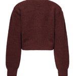 Cardigan in maglia con maniche a sbuffo 114276 2734 ROTATE 