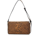 Borsa a spalla media Love Bag One Slouchy in suede leopardato 106243 A32AM35Q PINKO 