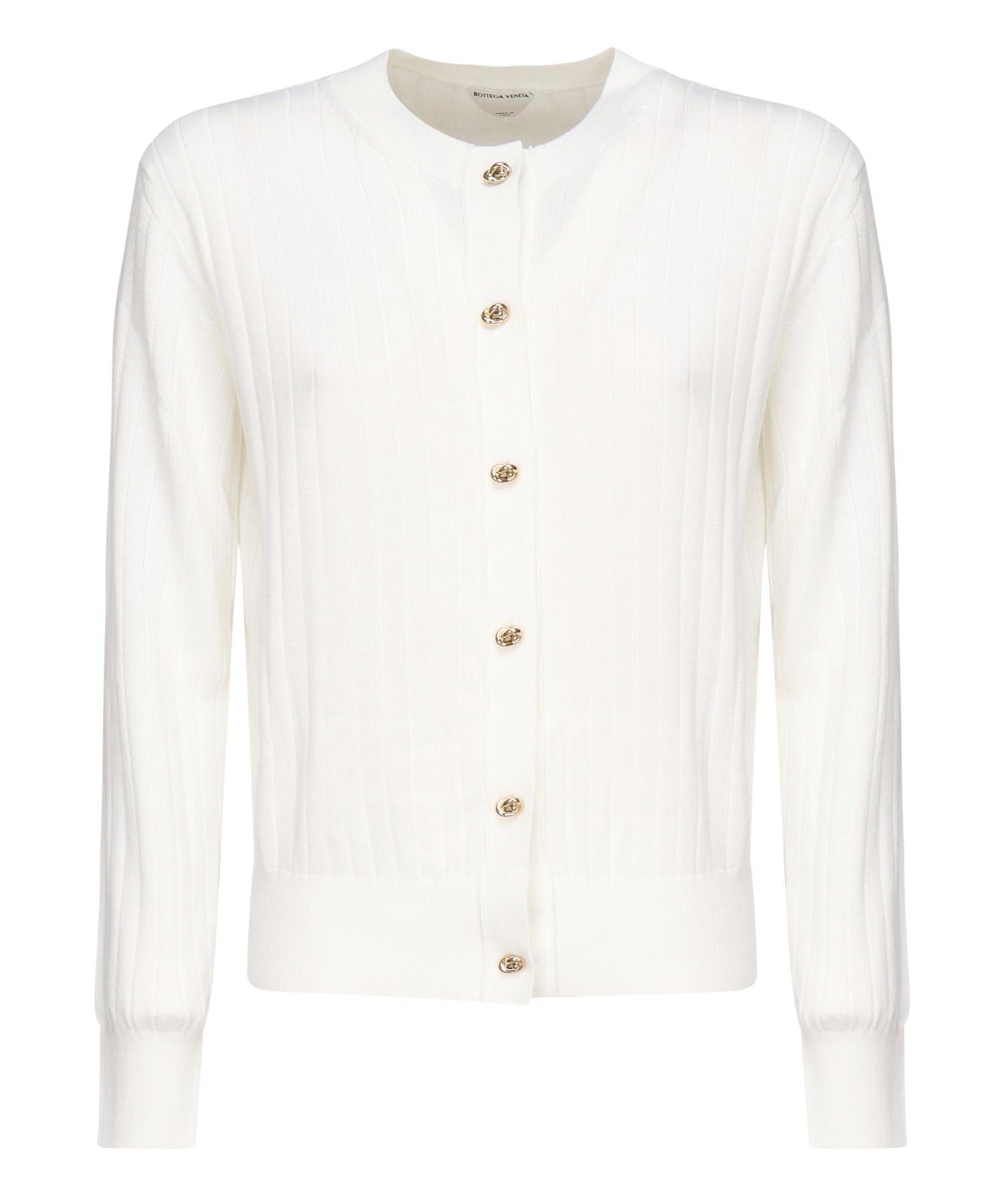 Cardigan in lana a coste 835337 V5L709071 BOTTEGA VENETA 