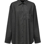 Camicia Oversize Georgina T160901B TNW045GREY MELANGE THE ANDAMANE 