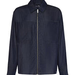 Overshirt Suva in lyocell 026ST150DE BLU SCURO WOC 