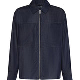 Overshirt Suva in lyocell 026ST150DE BLU SCURO WOC 