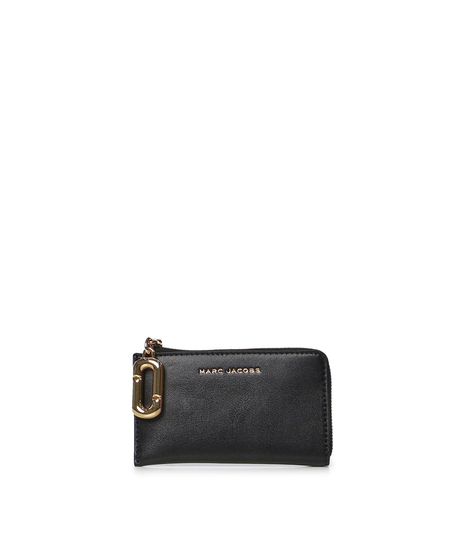 Portafoglio in pelle con logo<BR/> 2P6SMP018S01 001 MARC JACOBS 