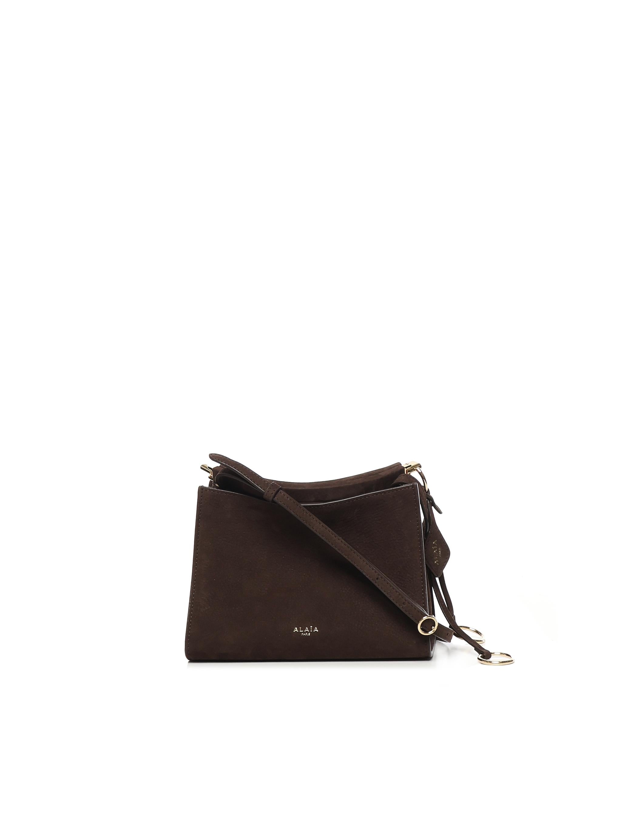 Mini bag Le Click in nabuk AA1S01420CA214 733 ALAIA 