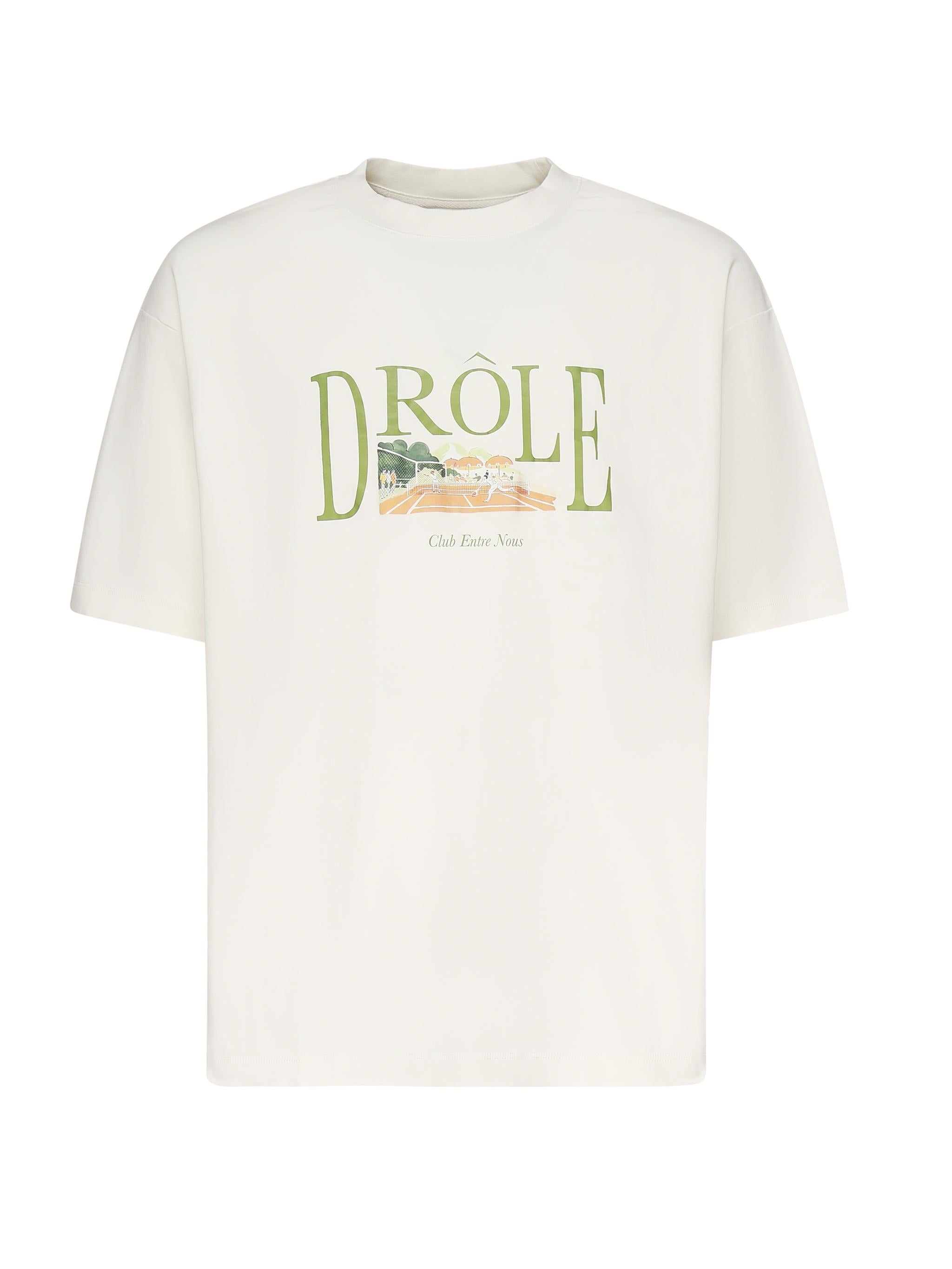 T-shirt Tennis Court<BR/> TS246CO002 OW Drôle de Monsieur 