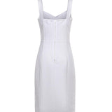 Abito corsetteria in tessuto tecnico e pizzo F63G9T GDCLQW0800 DOLCE & GABBANA 