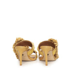 Mules in rafia 5595793999 YELLOW KURT GEIGER 