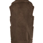 Gilet in Teddy in alpaca e lana 2521276253600 004 MAX MARA 