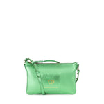 Borsa a tracolla in pelle con logo 73BP9VT03 LOLLI POPPOP GREEN V° 73 