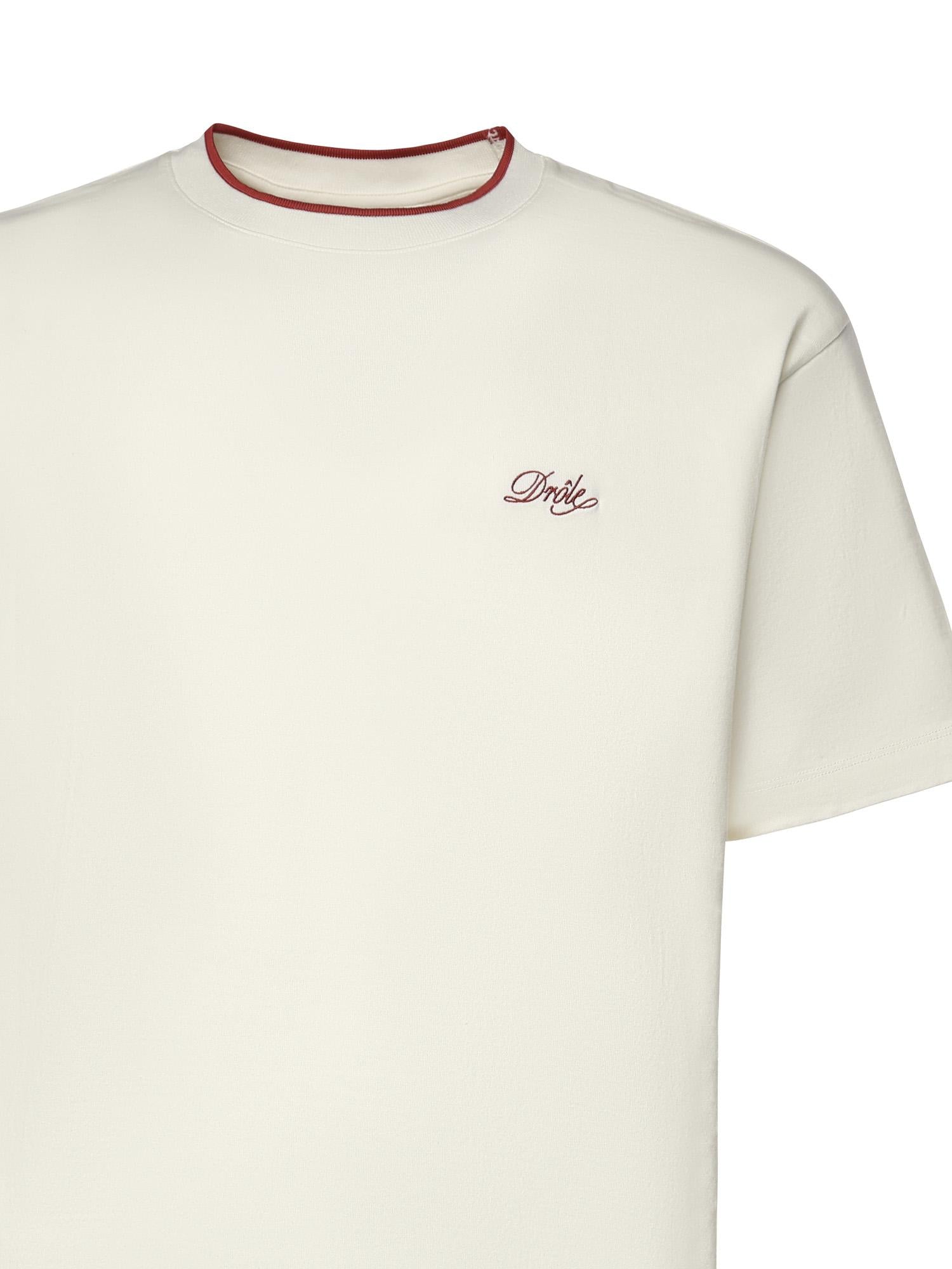 T-shirt Drôle Bellissima in cotone KTS318CO248 OW Drôle de Monsieur 