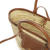 Borsa Le Petit Panier Soli in rafia e pelle BAW00044AC01C04 811 JACQUEMUS 