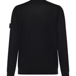 Maglione girocollo in lana con logo L1S155100074 S00FCV0029 STONE ISLAND 