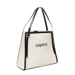 Borsa tote con logo COPBA77F2027 BEI COPERNI 