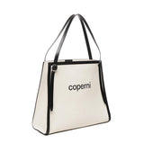 Borsa tote con logo COPBA77F2027 BEI COPERNI 