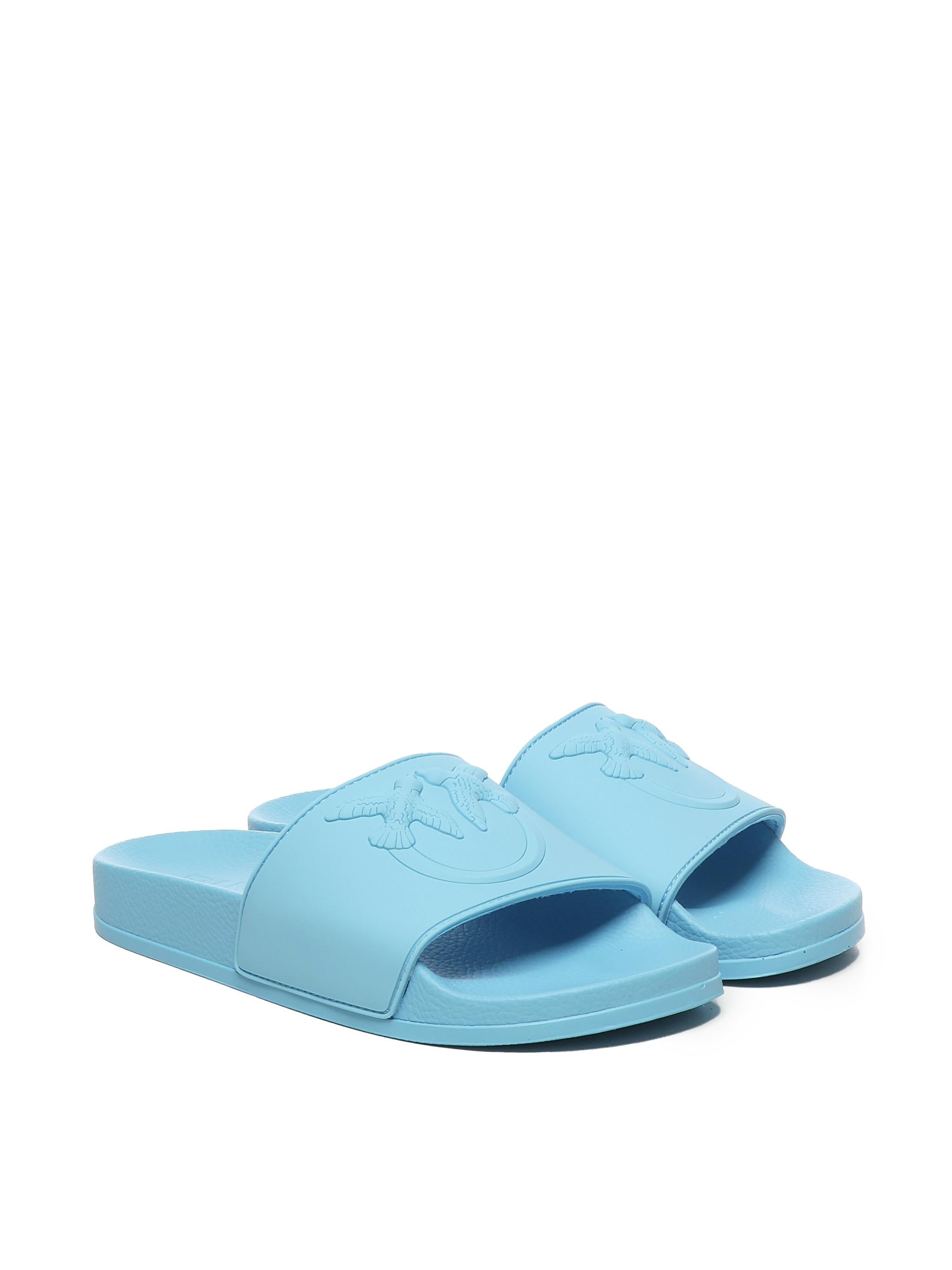 Slide in gomma con logo SS0093 E027EA7 PINKO 