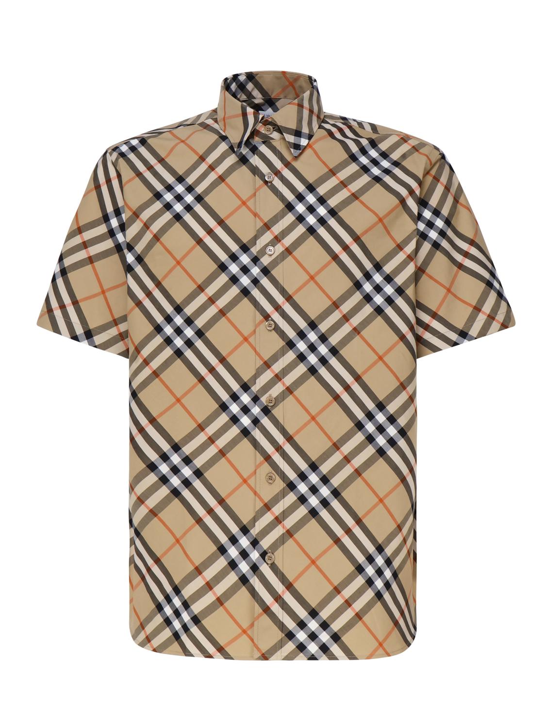 Camicia check in cotone 8087637 B9368 BURBERRY 