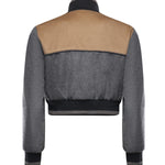 Blouson in velour con zip ML1413 18ZMF0LPX MIU MIU 