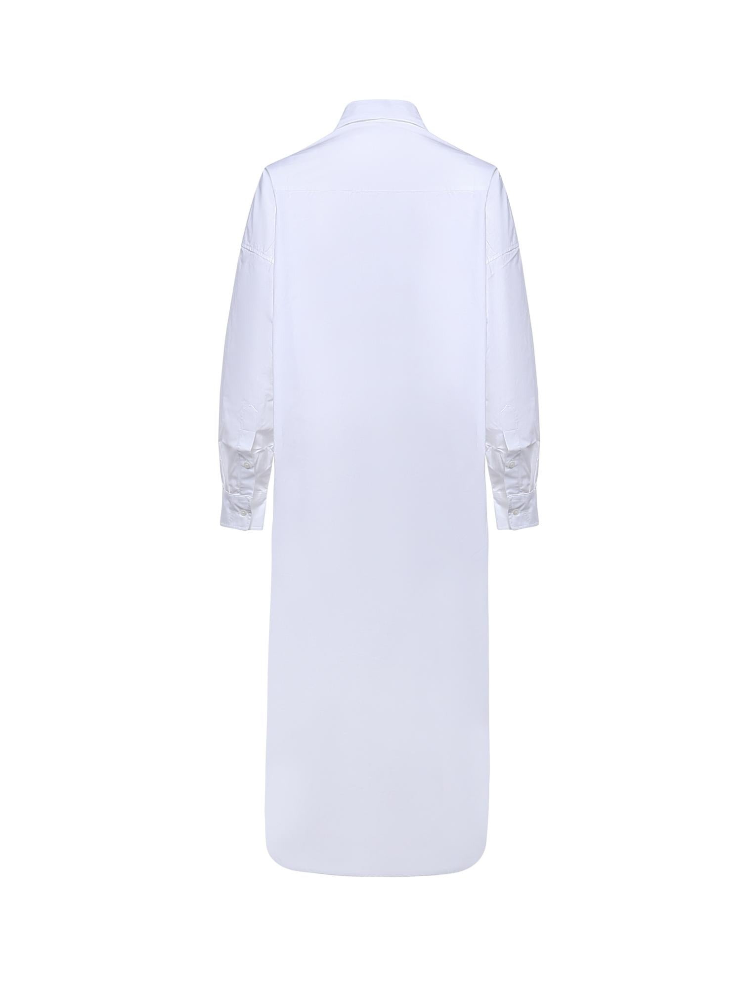 Abito midi chemisier in cotone SDFS22061000  THE FRANKIE SHOP 