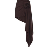 Gonna con applicazioni floreali<BR/> 606426  MAGDA BUTRYM 