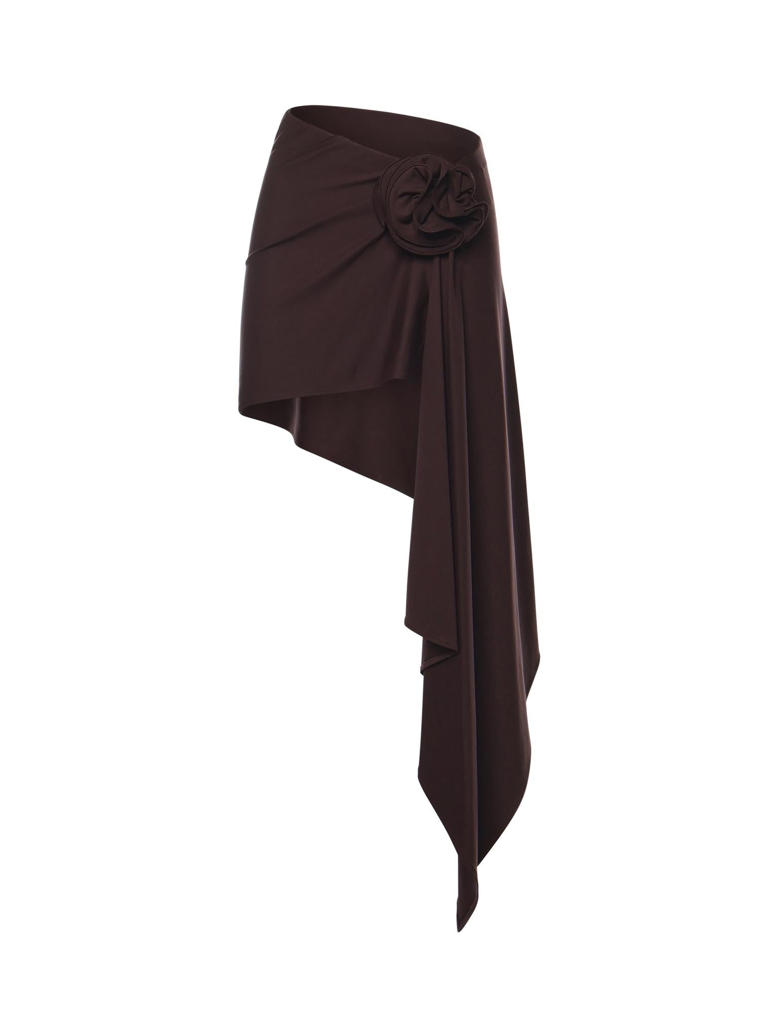 Gonna con applicazioni floreali<BR/> 606426  MAGDA BUTRYM 