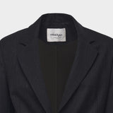 Blazer monopetto in misto lana DG6162 LAVAGNA OTTOD'AME 