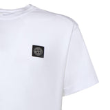 T-shirt con patch Compass in jersey di cotone L1S152100027 S0013V0001 STONE ISLAND 