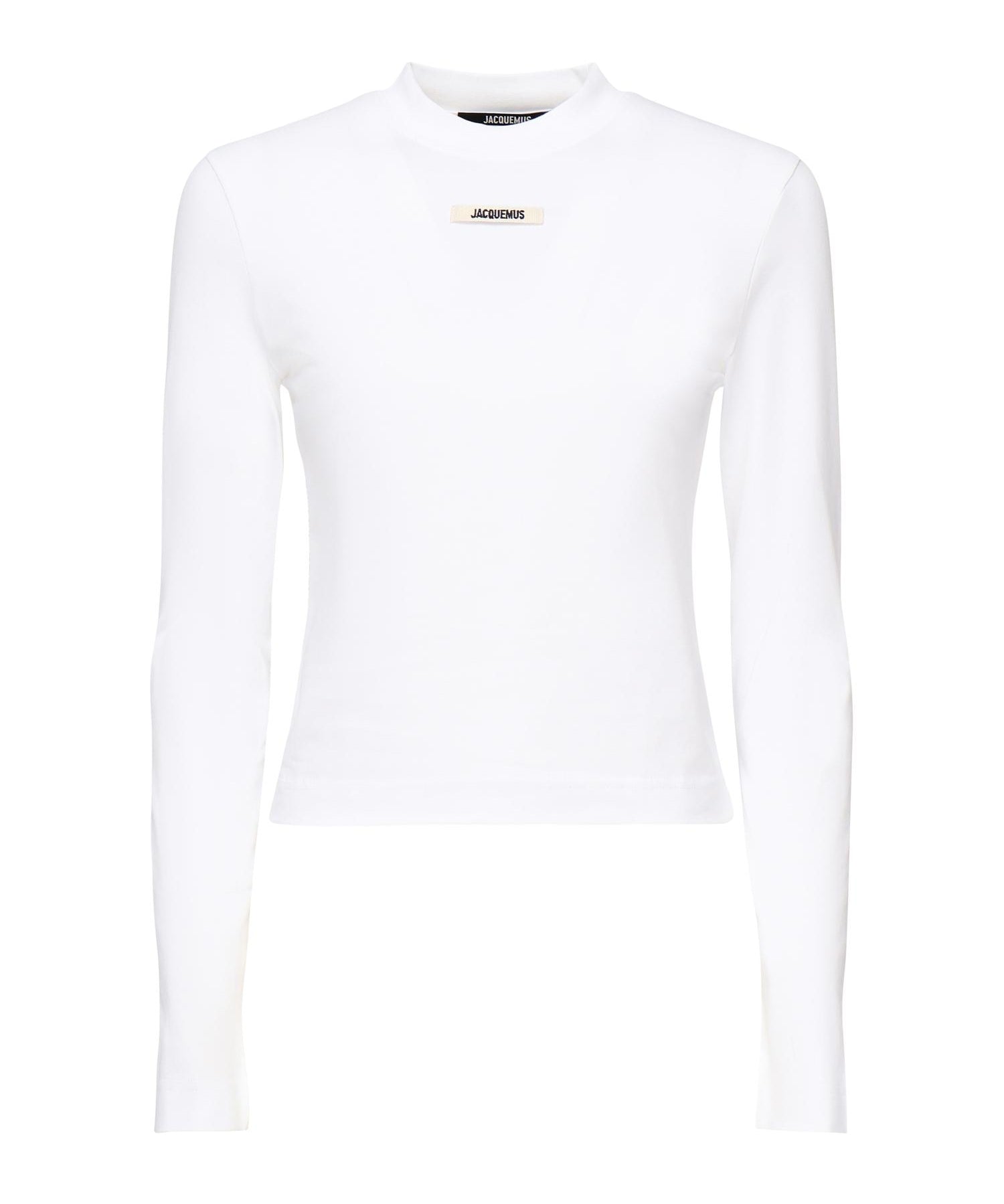 T-shirt in gros grain 24ETSW00155AJ00124 100 JACQUEMUS 